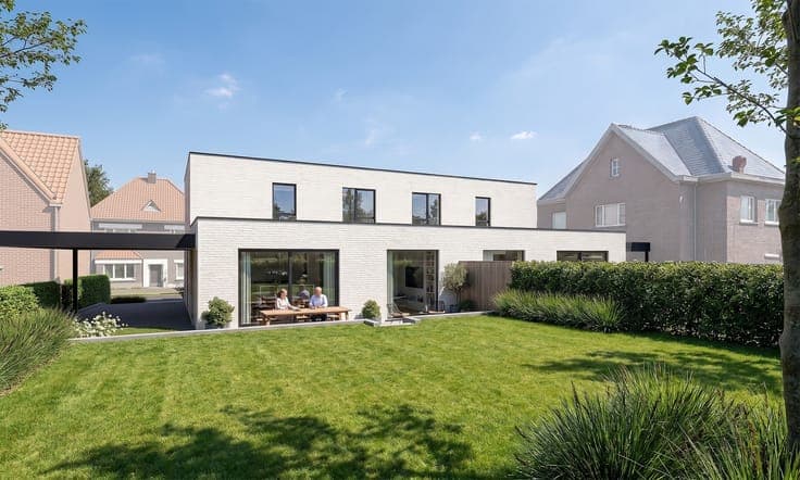 Spacious semi-detached new-build homes with four bedrooms...