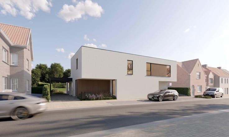 Spacious semi-detached new-build homes with four bedrooms...