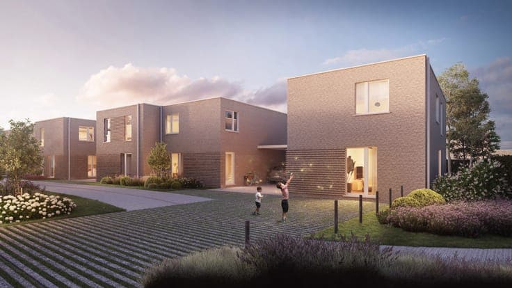 Residential project BegijnHof in the village of Astene.