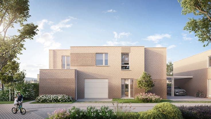Residential project BegijnHof in the village of Astene.
