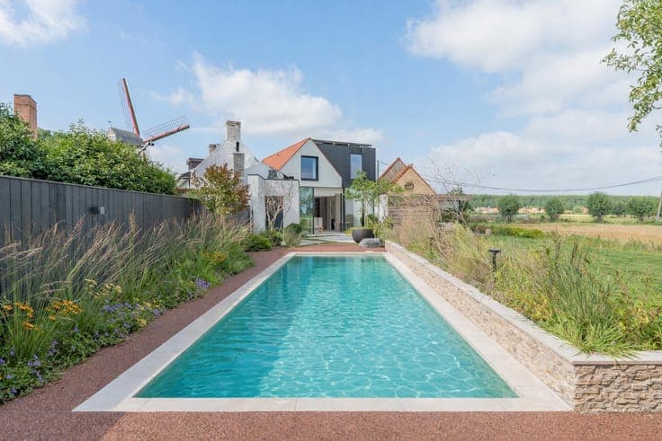 New-build house with pool and modern interior in Oostkerke