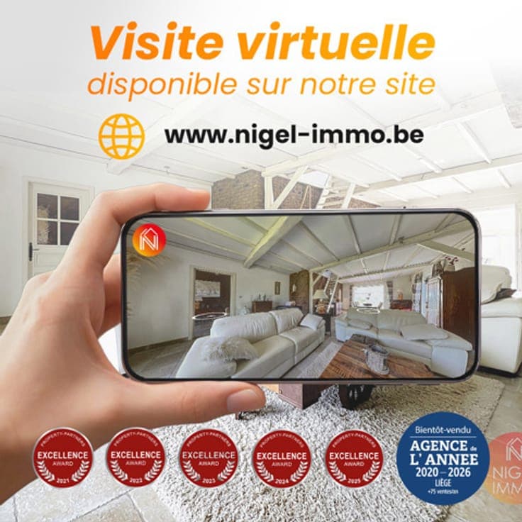 Superbe bungalow, 4 chambres, caves, garage, jardin, PEB D.