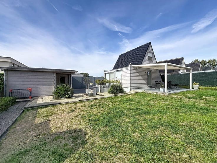 Mooie chalet met grote tuin in het vakantiedomein Dunepark