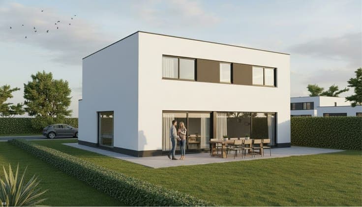 Nieuw te bouwen open bebouwing te Oudenaarde