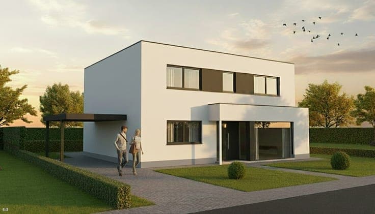 Nieuw te bouwen open bebouwing te Oudenaarde