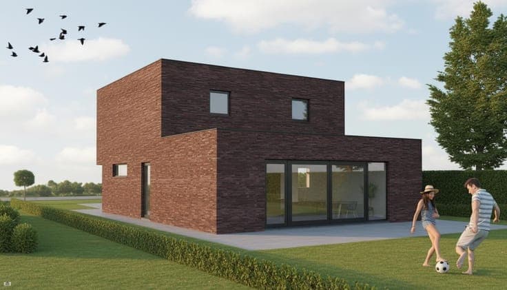 Nieuw te bouwen open bebouwing te Ternat