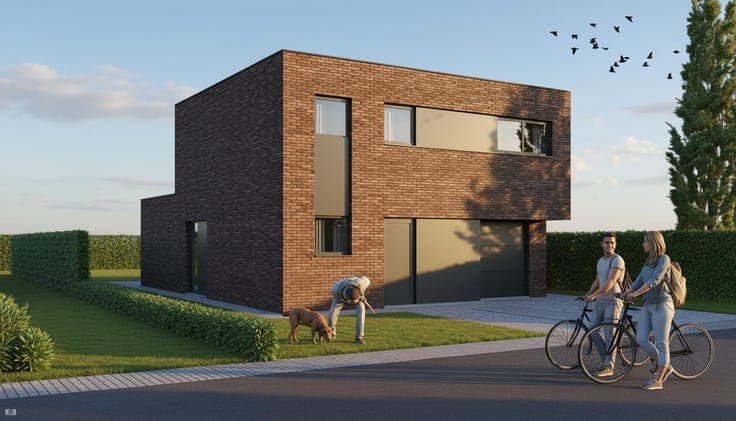 Nieuw te bouwen open bebouwing te Ternat