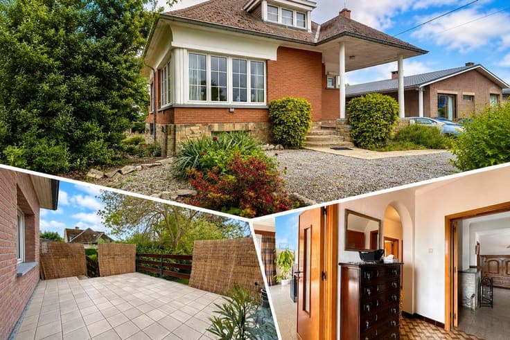 Maison soignée 4 ch. avec jardin, caves et garages
