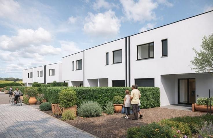 Newly built house with 3 bedrooms and garden in Lede!