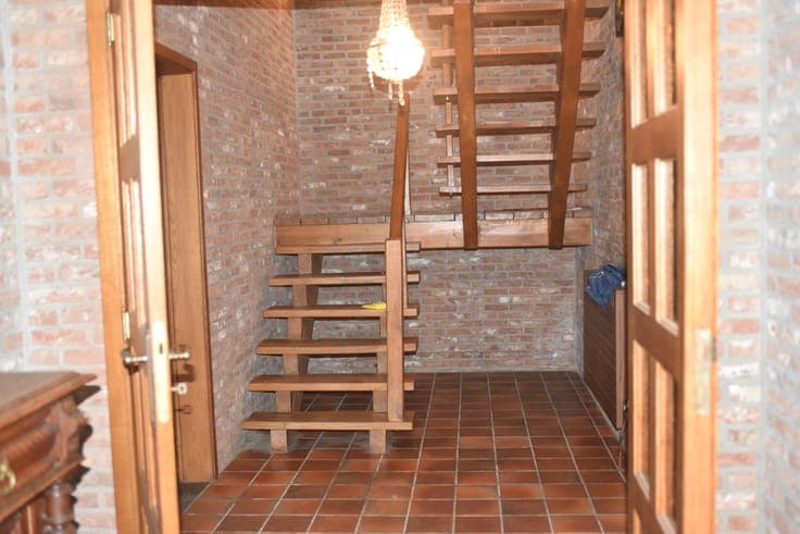 Family home with workshop