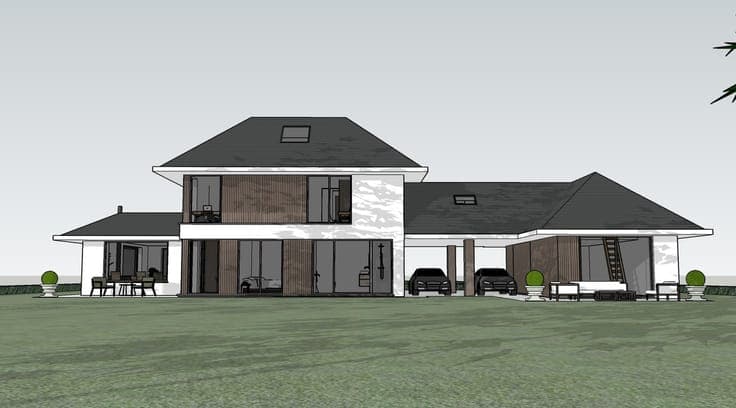 Grote ruwbouw villa op toplocatie in Loveld/Aalter