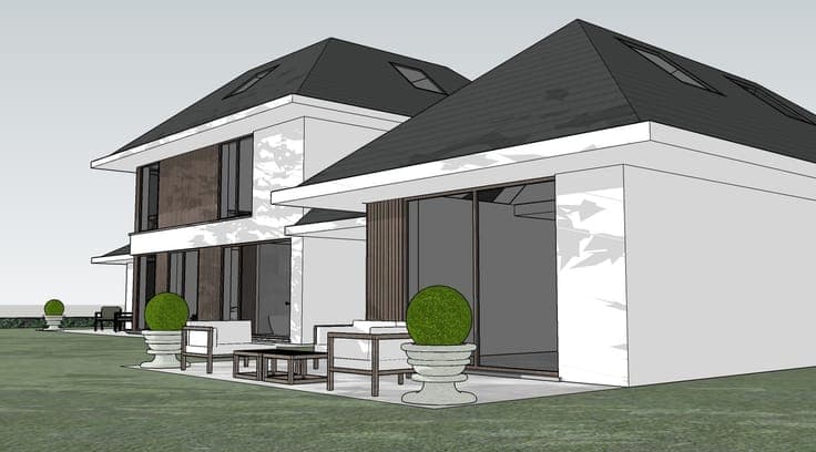 Grote ruwbouw villa op toplocatie in Loveld/Aalter