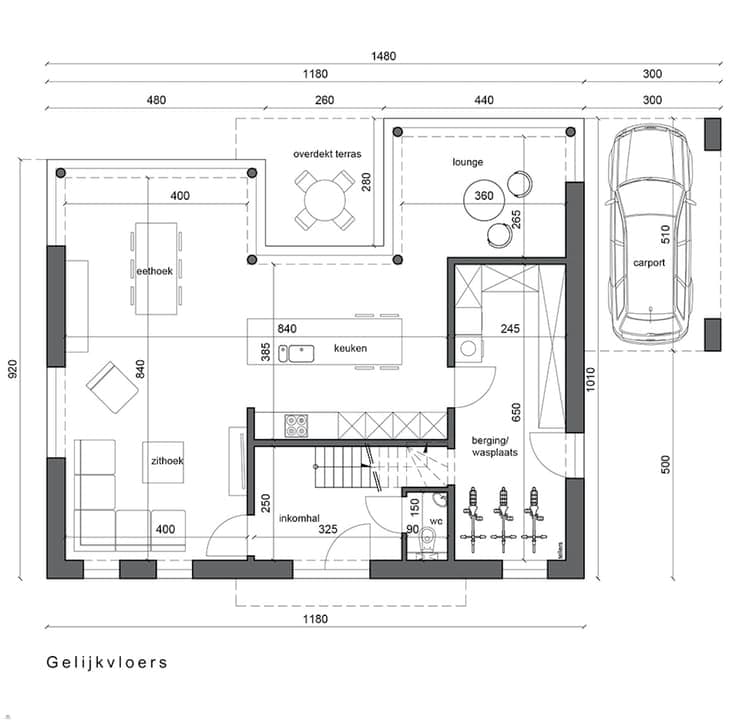 Nieuw te bouwen woning te Stekene