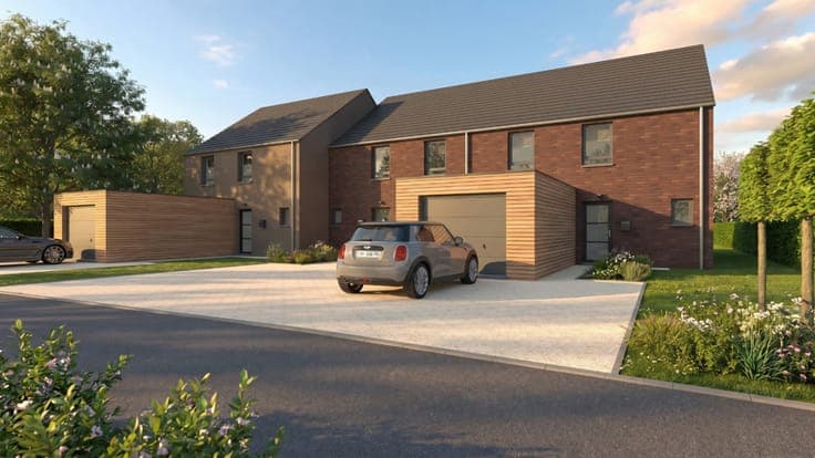 DEBUT DES TRAVAUX - 9 MAISONS AU CENTRE DE MELLET