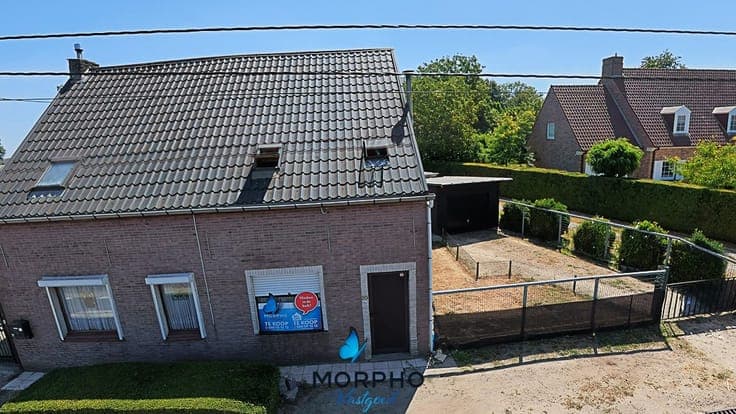 Te renoveren halfopen woning of nieuwbouwmogelijkheid op ...