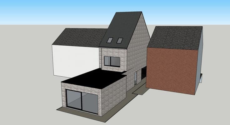 New-build home with 4 bedrooms, terrace & garden in Wetteren