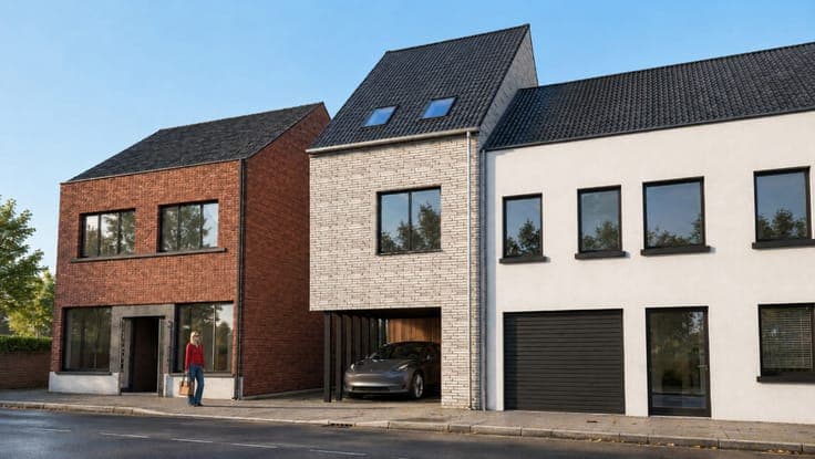 New-build home with 4 bedrooms, terrace & garden in Wetteren