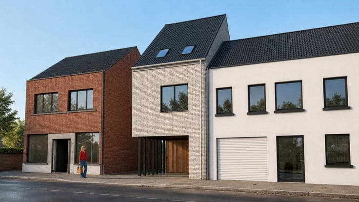 New-build home with 4 bedrooms, terrace & garden in Wetteren
