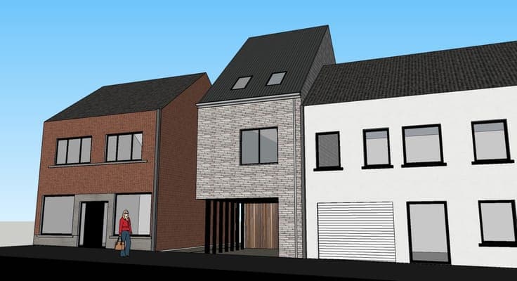 New-build home with 4 bedrooms, terrace & garden in Wetteren