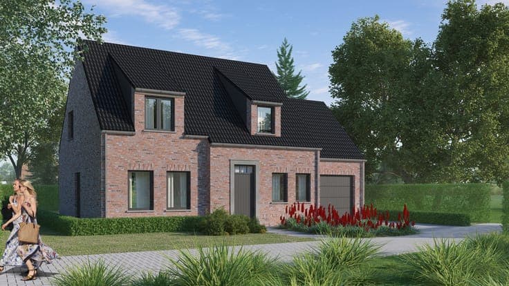 Energiezuinige nieuwbouwwoning met 4 slaapkamers in Sint-...
