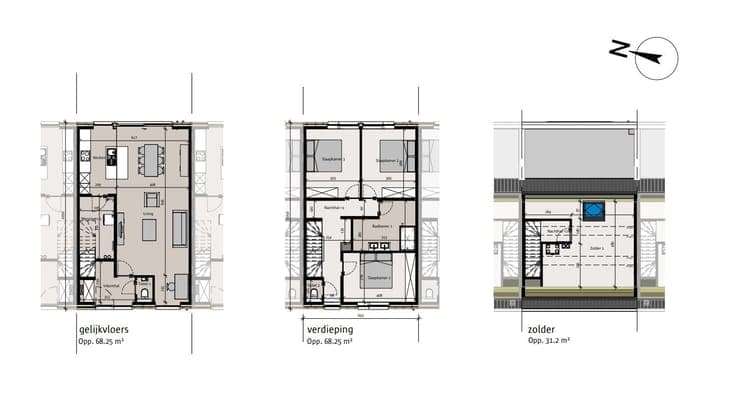 Energiezuinige woning, 4 slaapkamers mogelijk