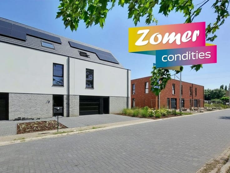 Energiezuinige halfopen woning met garage en 3 tot 5 slpks