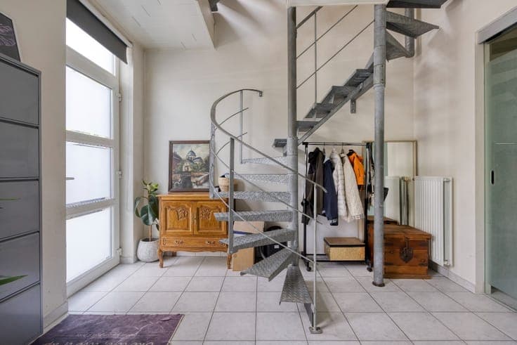Family home with rear access and parking.