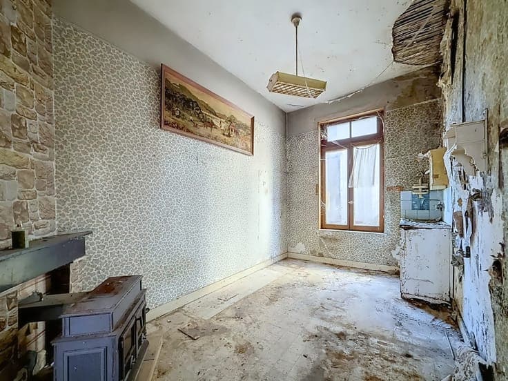 3-bedroom house with garage and garden to renovate