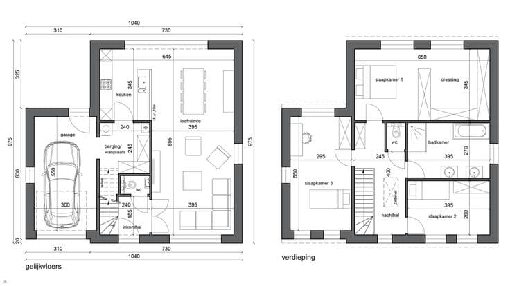 Nieuw te bouwen woning te Oudenaarde