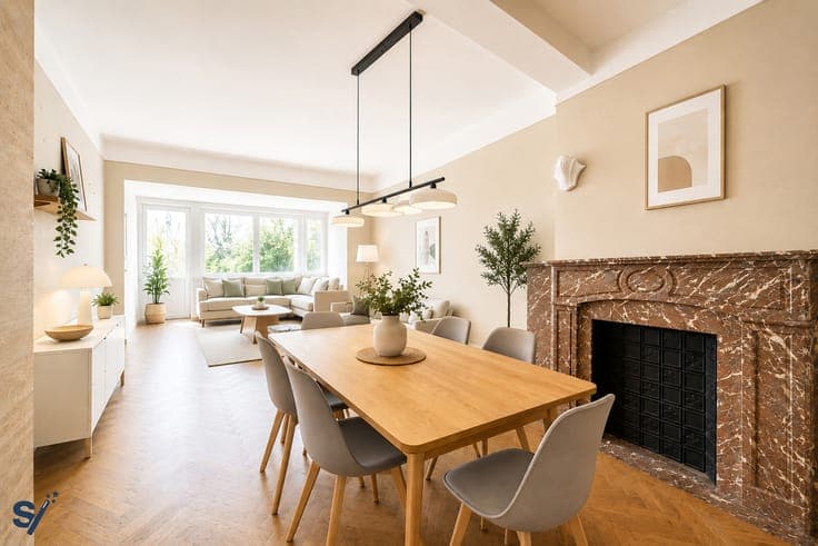 Residential house with 3 bedrooms and large garden