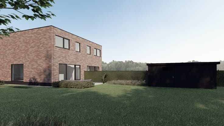 Afgewerkte energiepositieve (EPC -18) nieuwbouwwoning