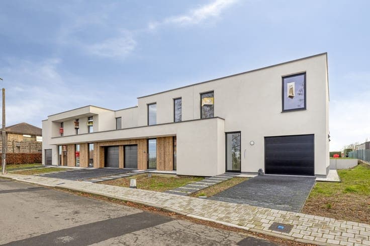 2 Halfopen ruime nieuwbouwwoningen te Kortemark, prachtig...