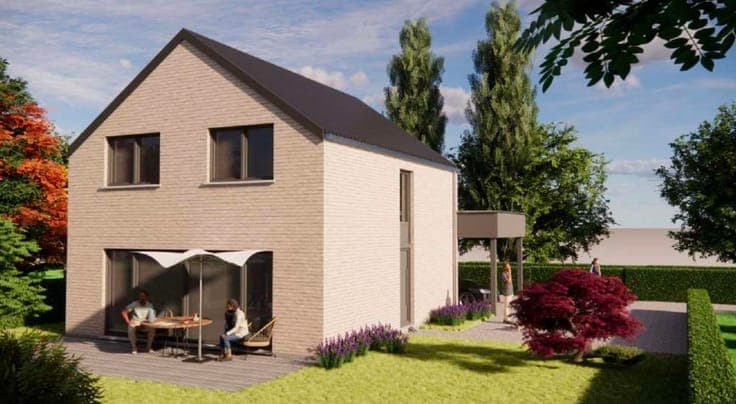 Maison neuve 3 chambres – Clé sur porte à Fléron