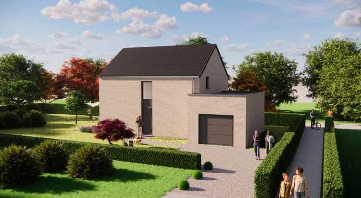 Maison neuve 3 chambres – Clé sur porte à Fléron