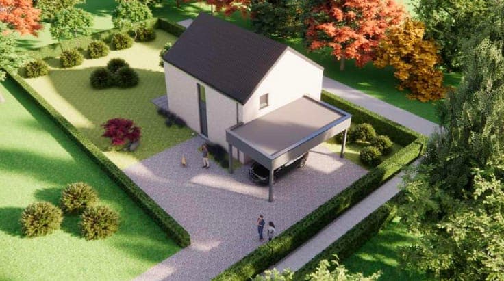 Maison neuve 3 chambres – Clé sur porte à Fléron