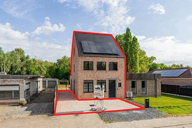 Energy-efficient new home in Stekene