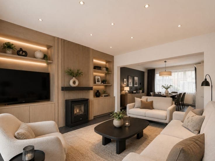 Te koop, instapklare stadswoning met garage en zonnige tuin