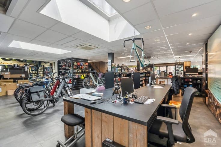 Commercial property with spacious home