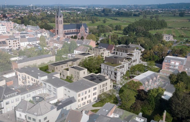 3 slaapkamer woning met centrale binnentuin als voortuin