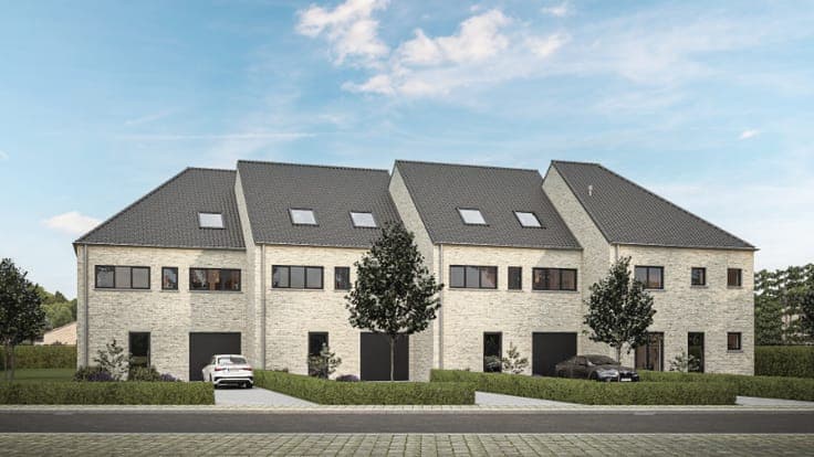 Nieuwbouwwoning met 5 slaapkamers in half-open verband op...