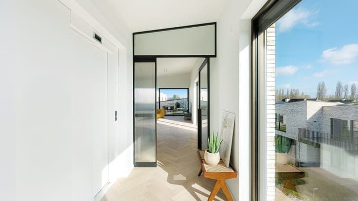 Uitzonderlijk appartement (±200 m²) met terrassen, lift e...