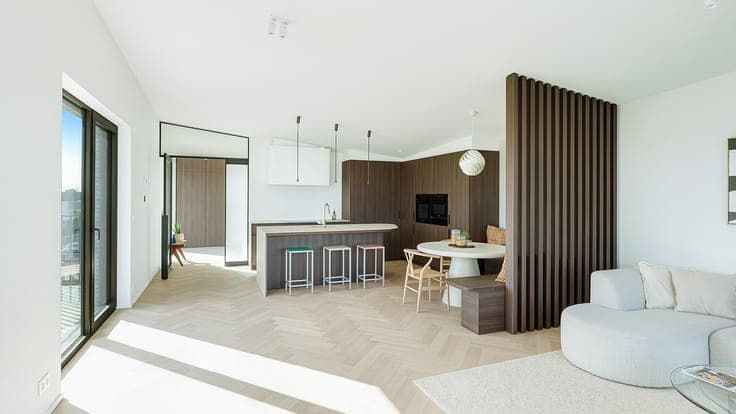 Uitzonderlijk appartement (±200 m²) met terrassen, lift e...
