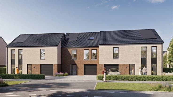 Superbes maisons clefs sur porte à Chièvres