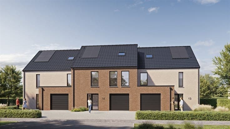 Superbes maisons clefs sur porte à Chièvres