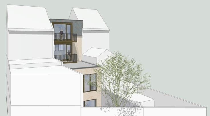 VERGUND RENOVATIEPROJECT MET 3 WOONEENHEDEN bij Zoo