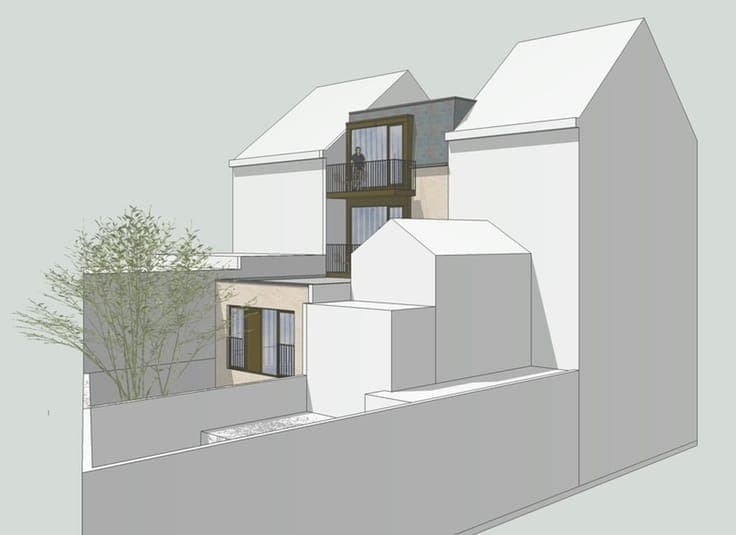VERGUND RENOVATIEPROJECT MET 3 WOONEENHEDEN bij Zoo