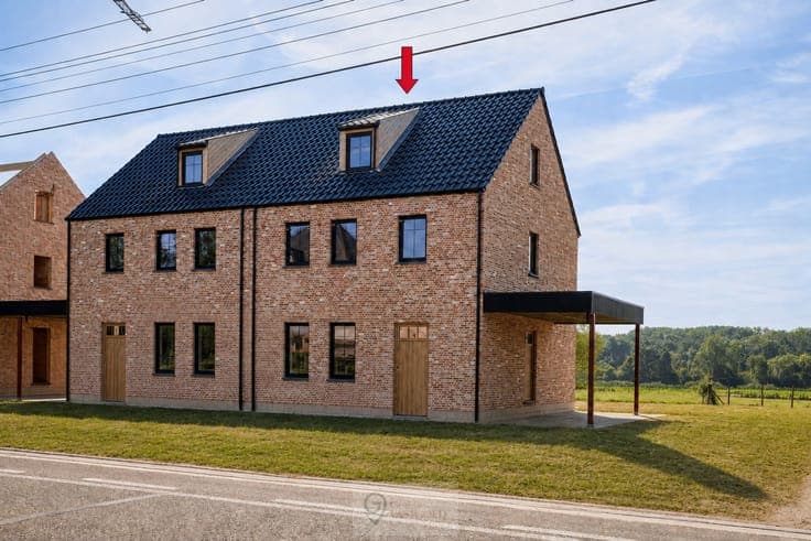 Halfopen bebouwing met vier slaapkamers - nieuwbouw