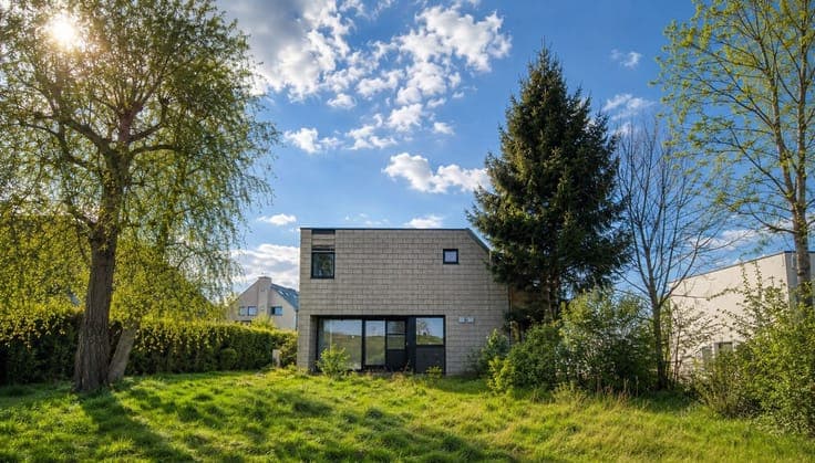 Architecturale woning met unieke vergezichten in het land...