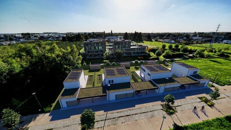 Lot 1 Moderne zonnewoning met carport en tuin