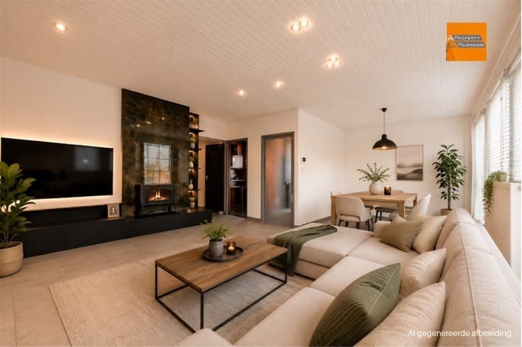 Spacious home with a large garden, located in a quiet, famil